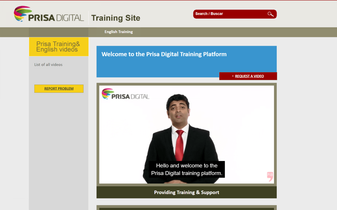 Prisa Digital English Learning Platform (LMS)